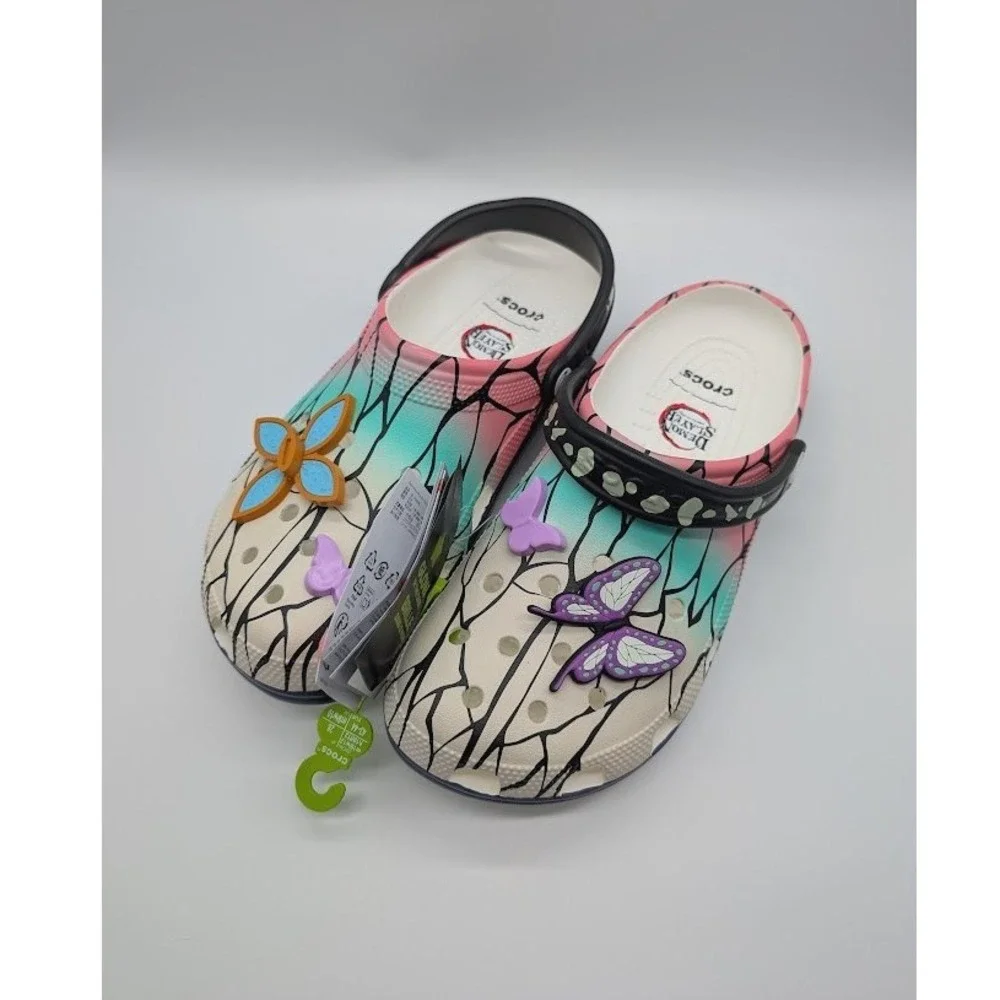 Crocs X Demon‎ Slayer Classic Clog Shinobu Kocho Men 10 Unisex 211412-90H NEW